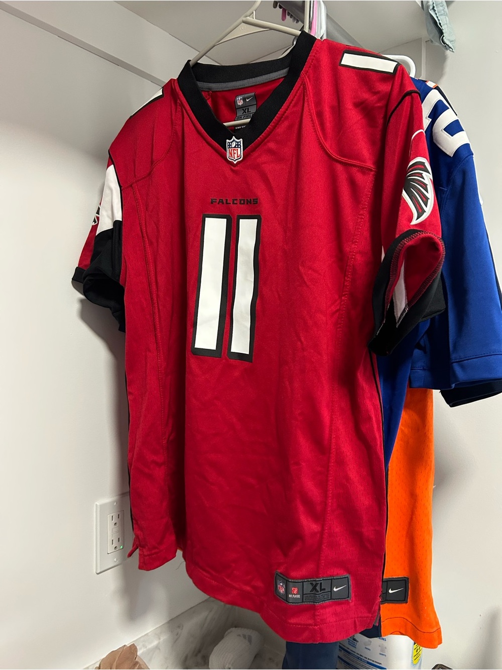Nike Atlanta Falcons Red #11 Football Jersey